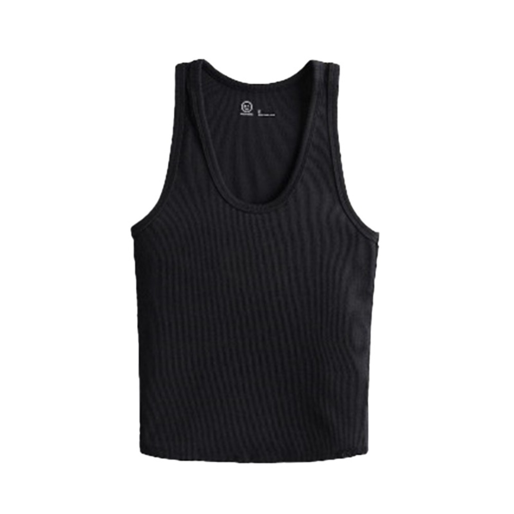 NWT Gilly Hicks Active Essentials Ribbed Cotton Tank in Black Size M